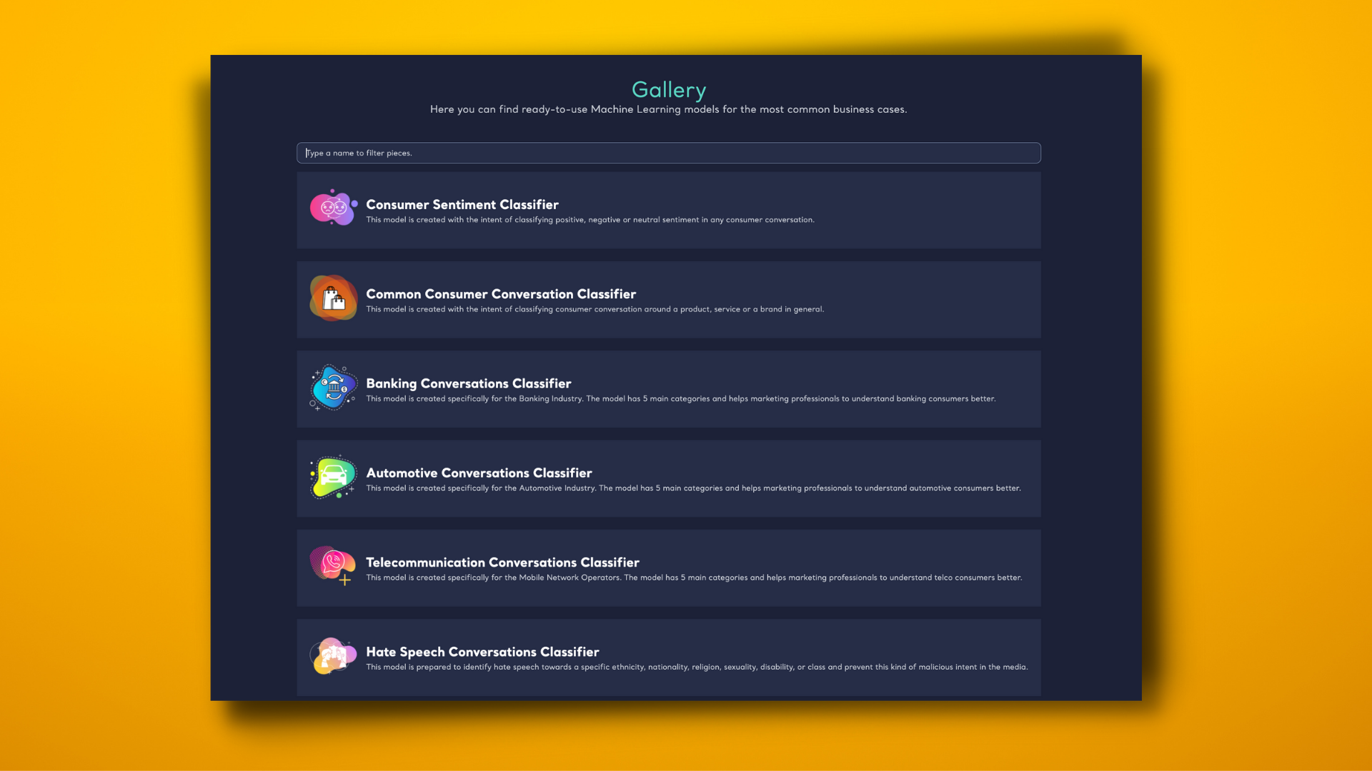 screenshot of Kimola Cognitive